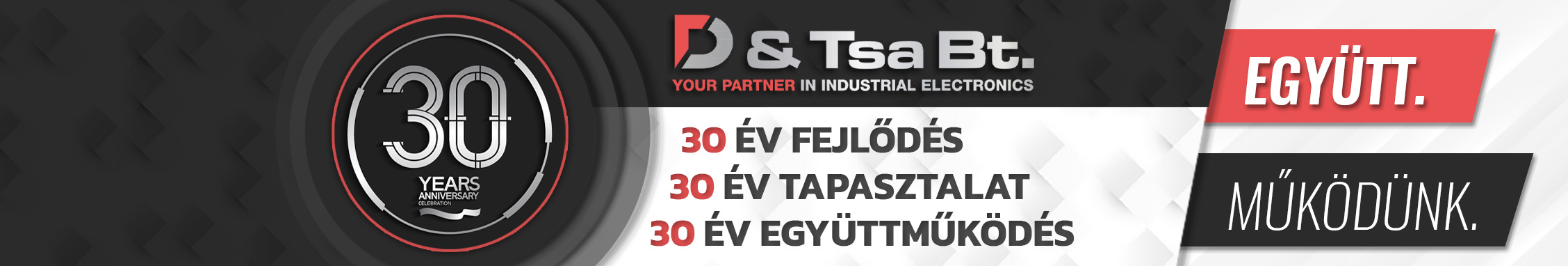 D es Tsa Bt. 30. evfordulo